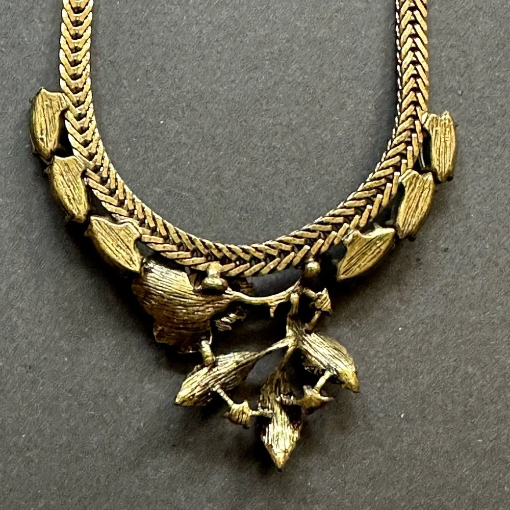 Anthro “Broderie Necklace” - Picture 6 of 8